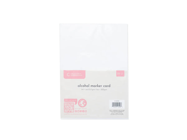 Crafter's Companion A4 Alcohol Marker Card (20 Sheets)