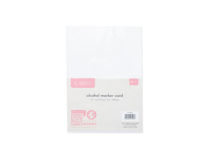 Crafter's Companion A4 Alcohol Marker Card (20 Sheets)