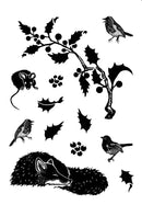 Card-io Collection Clear Stamps A7 - Holly Hide-Away