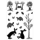 Card-io Combinations Clear Stamps A6 - Out in the Fields