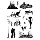 Card-io A6 Clear Stamp Set - Snowy Outlook