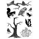 Card-io A6 Clear Stamp Set - Winter Woodland