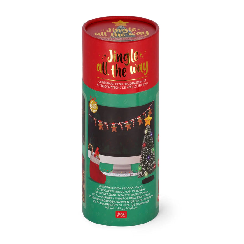 Legami Jingle all the Way Christmas Desk Decoration Kit