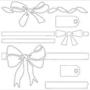 Card-io Majemask Stencil - Bows and Borders