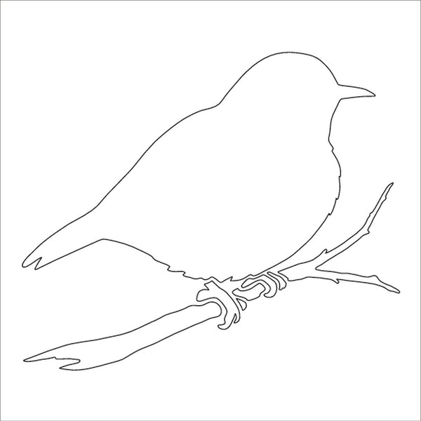 Card-io Majemask Stencil - Robin