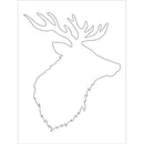 Card-io Majemask Stencil - Stag 6" x 8"