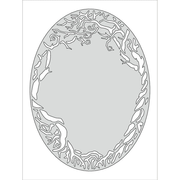 Card-io Majemask Stencil - Twisted Trees 6" x 8"