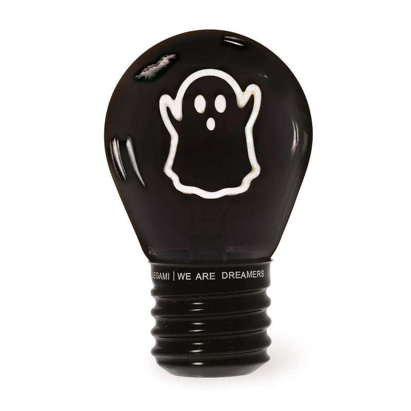 Legami Bulb Fiction Decorative Lightbulb-Shaped Table Lamp - Ghost
