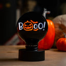 Legami Bulb Fiction XL Decorative Lightbulb-Shaped Table Lamp - Pumpkin Boo