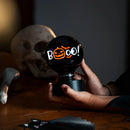 Legami Bulb Fiction XL Decorative Lightbulb-Shaped Table Lamp - Pumpkin Boo