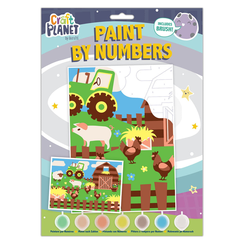 Craft Planet Paint By Numbers - Farmyard