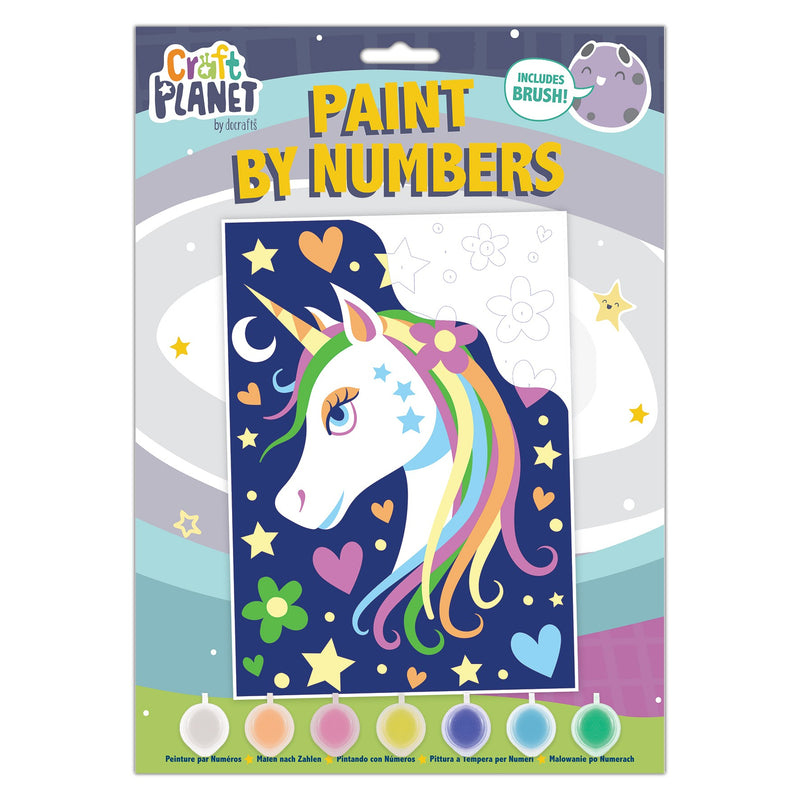 Craft Planet Paint By Numbers - Unicorn Head