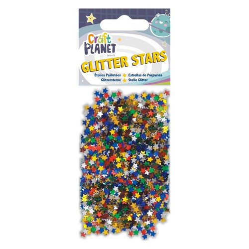 Craft Planet Glitter Stars (5g) - 6mm