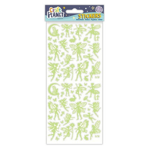 Craft Planet Fun Stickers - Glow in the Dark Fairies