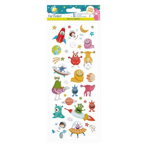 Craft Planet Fun Stickers - Aliens