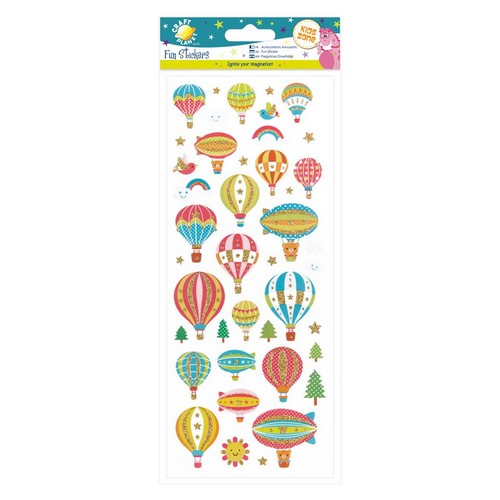 Craft Planet Fun Stickers - Hot Air Balloons