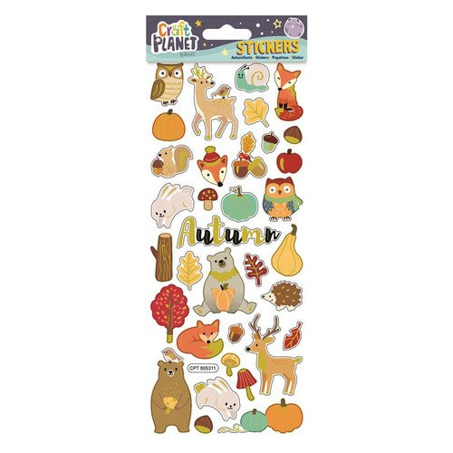 Craft Planet Fun Stickers - Autumn Animals