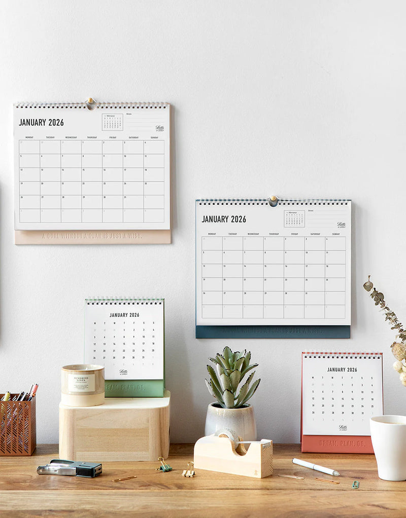 Letts Conscious 2026 Wall Calendar