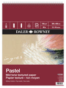 Daler-Rowney Ingres Mid-Tone Textured Pastel Pad 160gsm