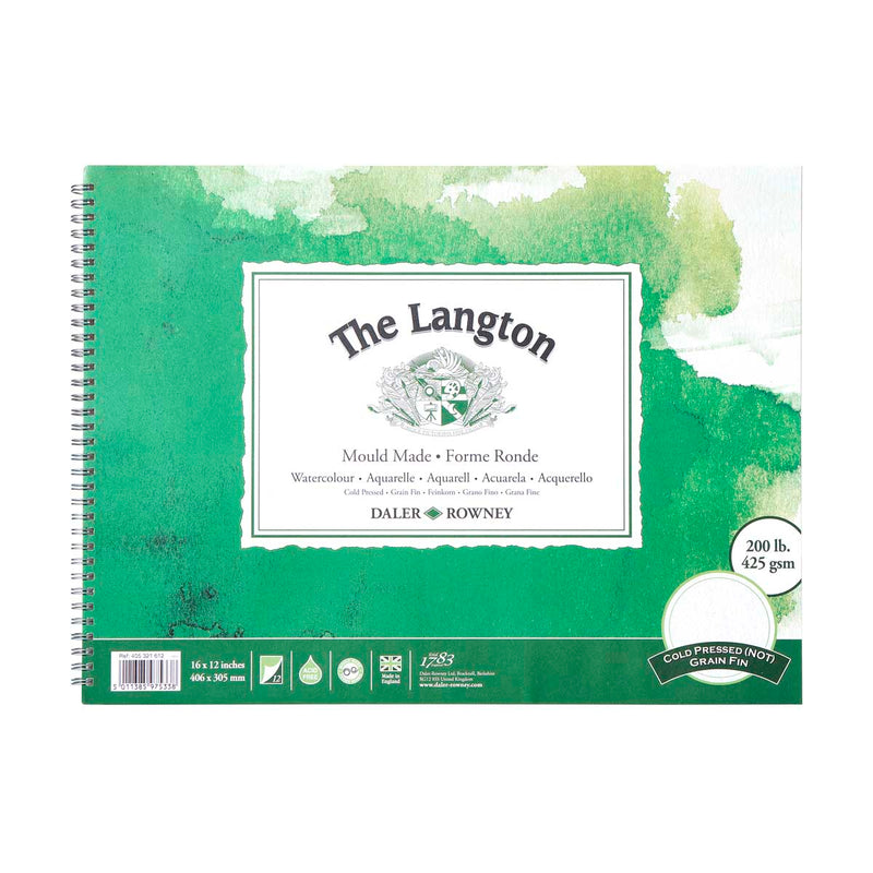 Daler-Rowney Langton Spiral Pad NOT 300gsm