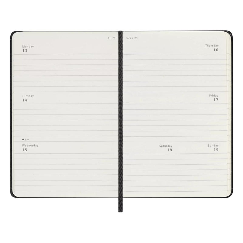Moleskine Hardcover Weekly Horizontal Diary/Planner 12-Month 2026 - Pocket