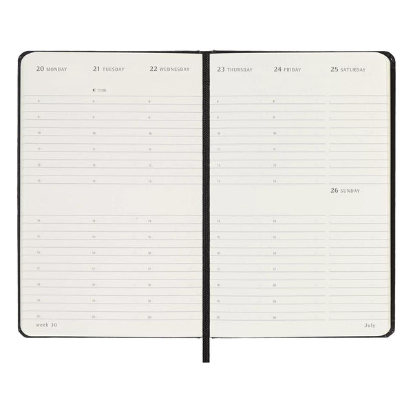Moleskine Hardcover Weekly Vertical Diary/Planner 12-Month 2026 - Pocket