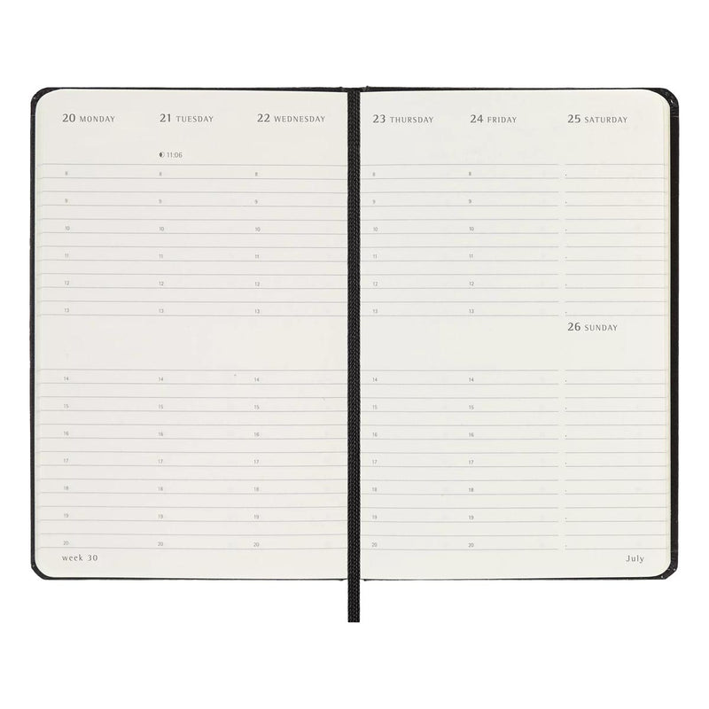 Moleskine Hardcover Weekly Vertical Diary/Planner 12-Month 2026 - Pocket