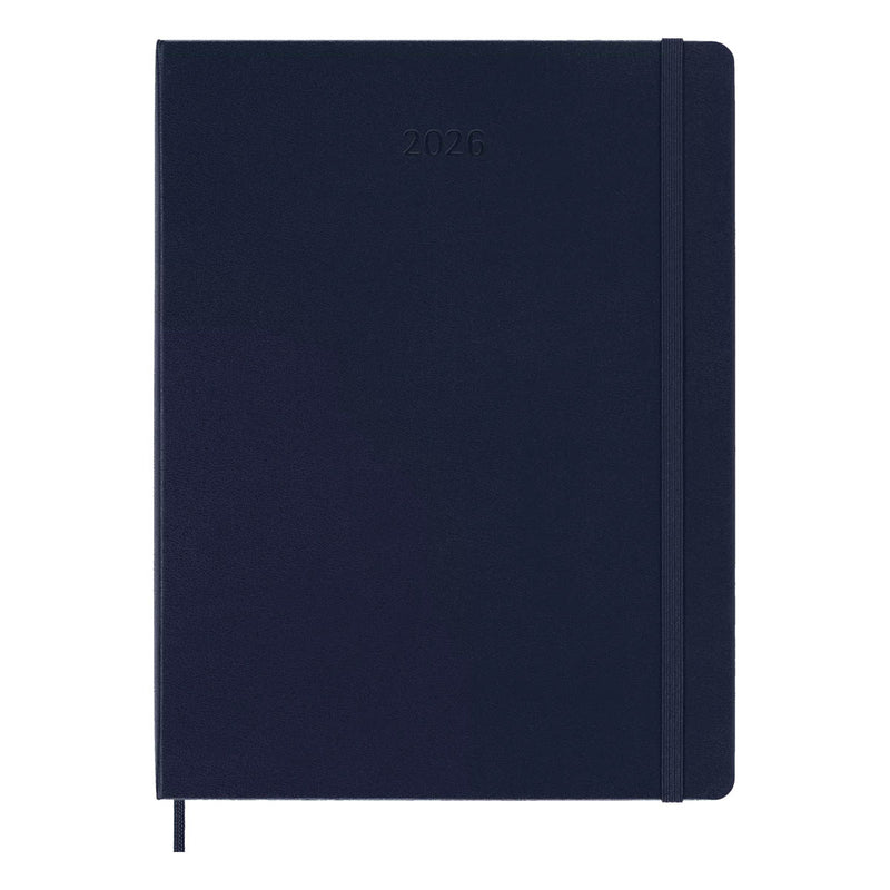 Moleskine Hardcover Weekly Notebook Diary/Planner 12-Month 2026 - Extra Large