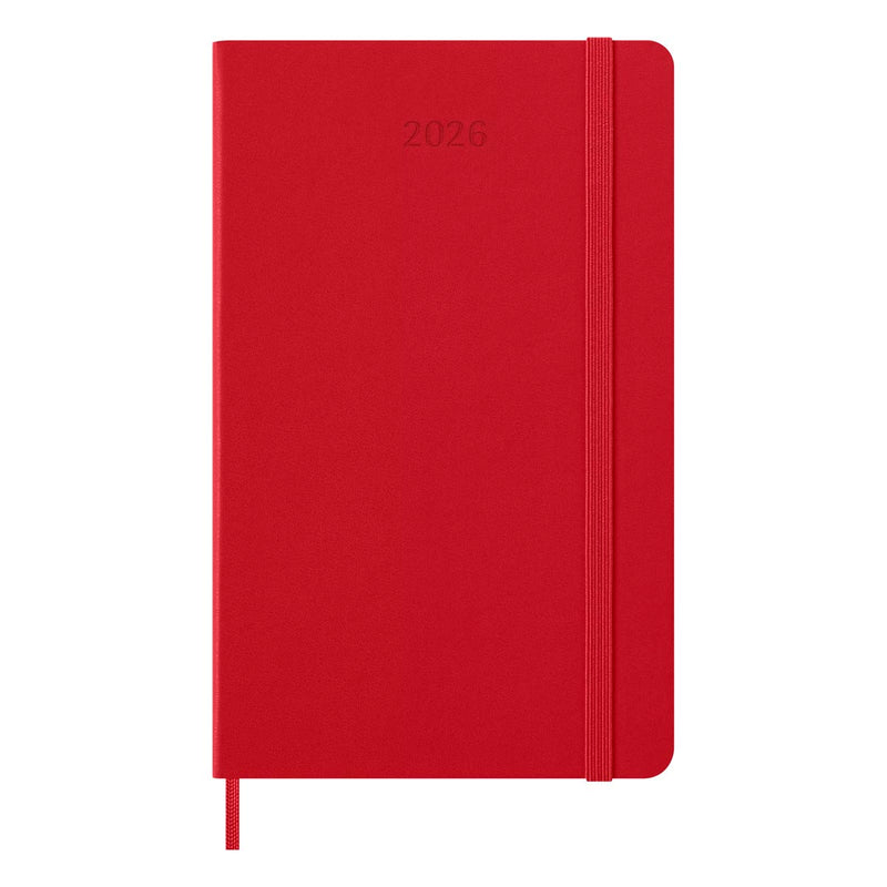 Moleskine Hardcover Weekly Notebook Diary/Planner 12-Month 2026 - Large