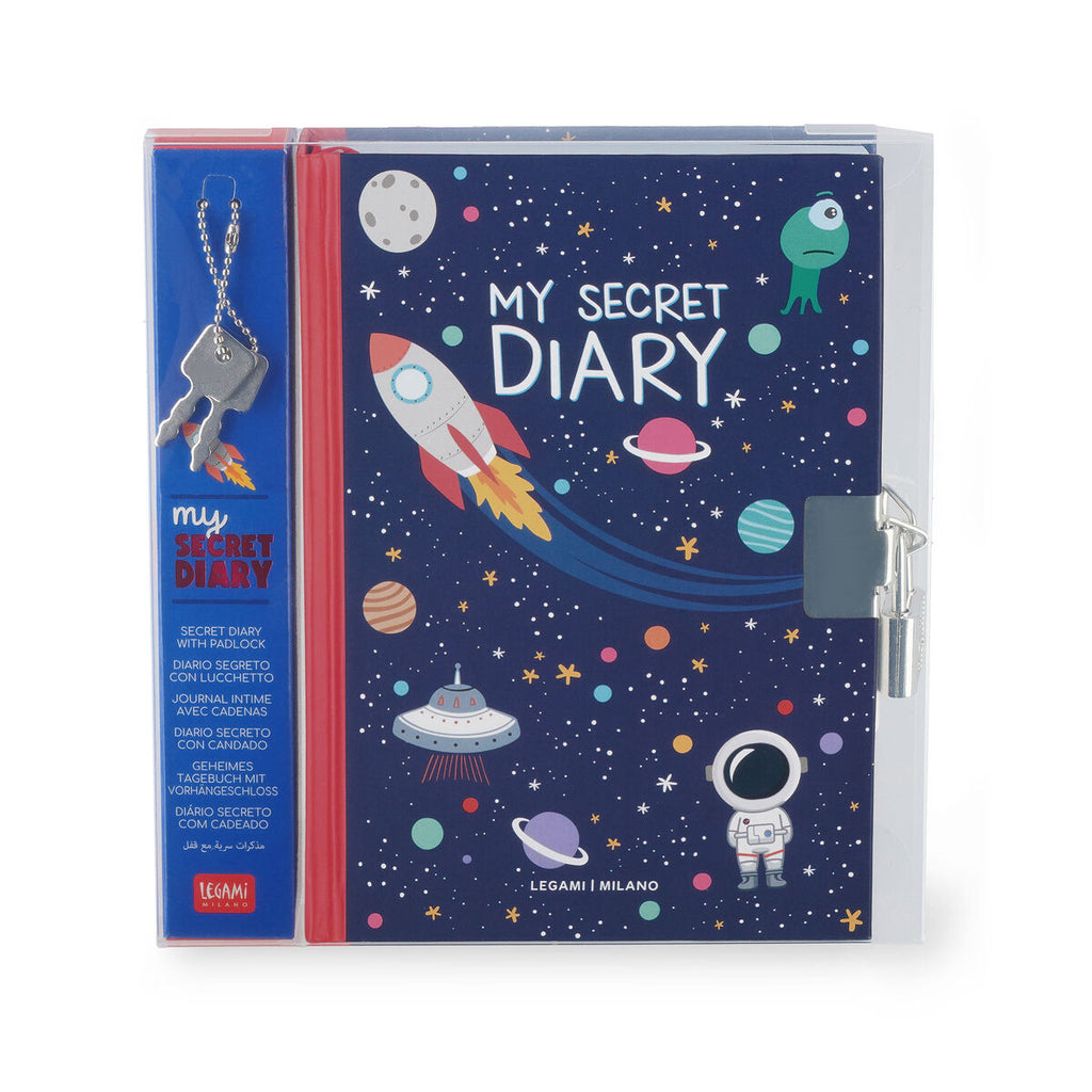 Legami My Secret Diary With Padlock - Unicorn