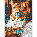 Docrafts Artiste Paint By Numbers -Resting Leopard