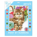Docrafts Artiste Paint By Numbers - Cute Kitten