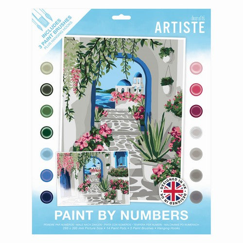 Docrafts Artiste Paint By Numbers - Mediterranean Dreams