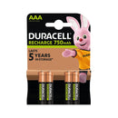 Duracell Stay Charged Rechargeable AAA NiMH 750mAh Batteries (Pack of 4) 81364750