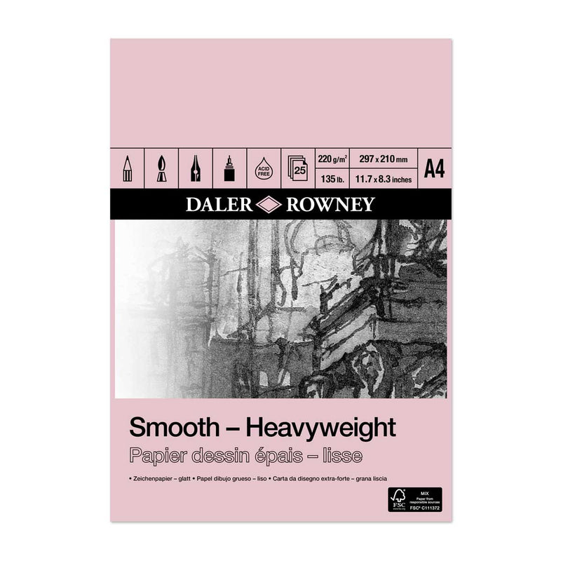 Daler-Rowney Heavyweight Cartridge Pad 220gsm