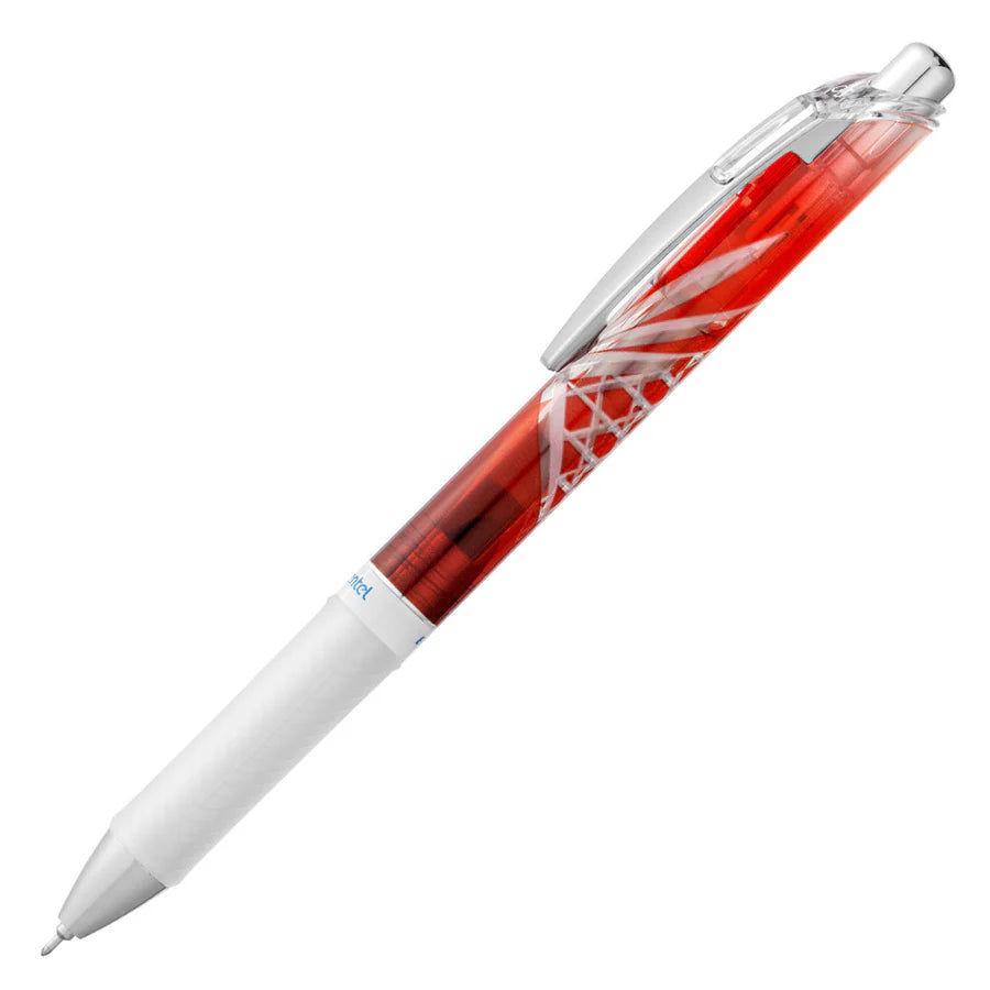 Set Penne EnerGel Pentel BLN75 Edizione Limitata Edo Kiriko – 6 Penne A Sfera Con Inchiostro Nero, Punta 0.5mm, Ricaricabili Ed Ergonomiche