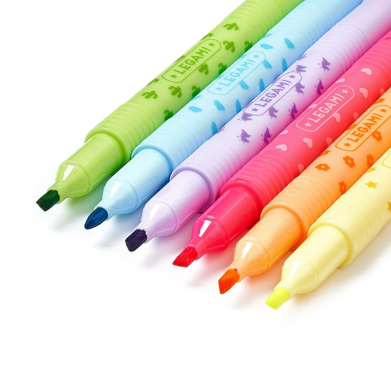 Legami Magic Highlighters - Erasable Highlighters (Set Of 6)