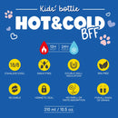 Legami Hot & Cold BFF Vacuum Bottle for Kids