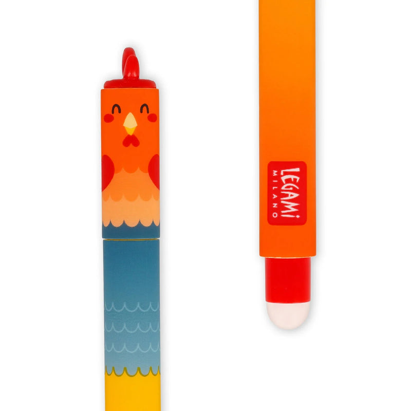 Legami Erasable Gel Pens - Farm Sweet Farm (Set of 4)