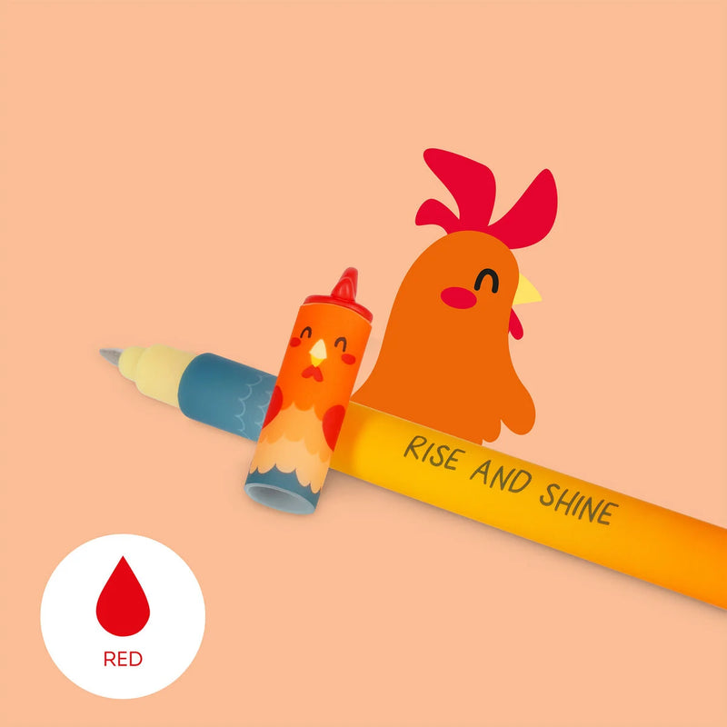 Legami Erasable Gel Pens - Farm Sweet Farm (Set of 4)