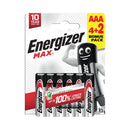 Energizer Max AAA Battery (4+2) (Pack of 6)