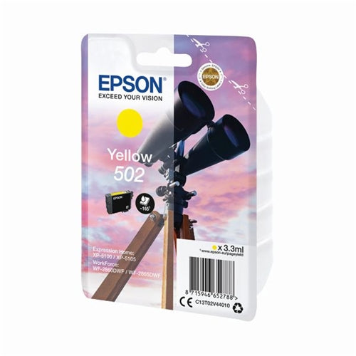 Epson 502 Yellow Ink Cartridge C13T02V44010