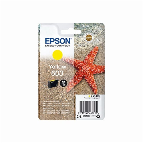 Epson 603 Ink Cartridge Starfish Yellow C13T03U44010