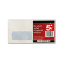 5 Star DL Envelopes Window Peel and Seal 80gsm White (Pack of 25)