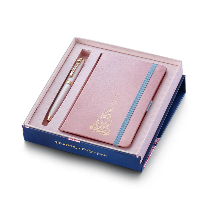 Sheaffer Prelude Mini Emily in Paris Ballpoint Pen & Notebook Gift Set