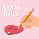 Legami Lovely Notes Sticky Note Pad