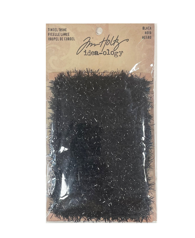Tim Holtz idea-ology Black Tinsel Twine
