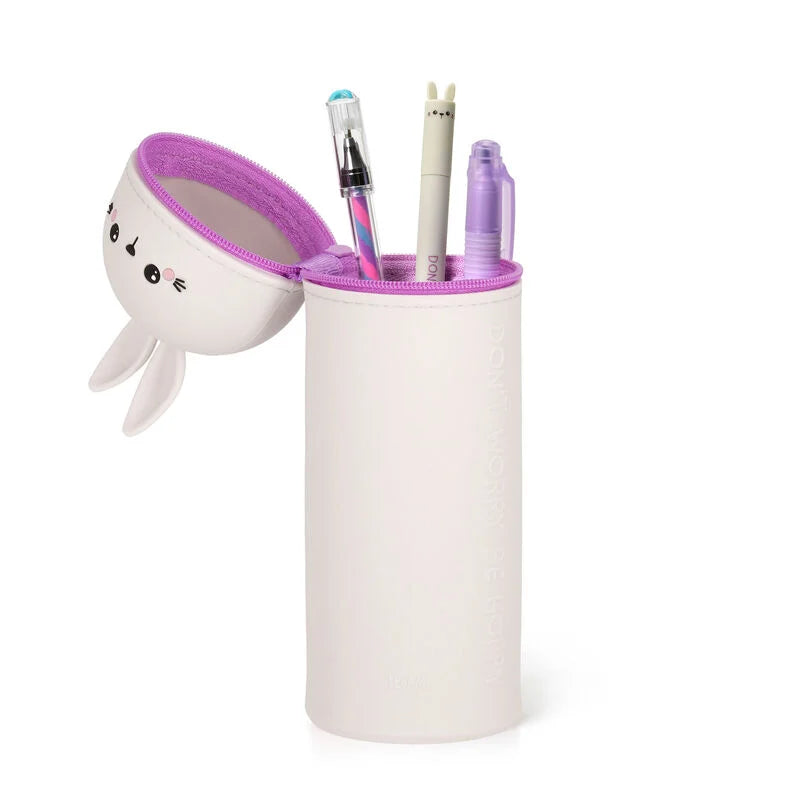 Legami Kawaii 2 in 1 Soft Silicone Pencil Case