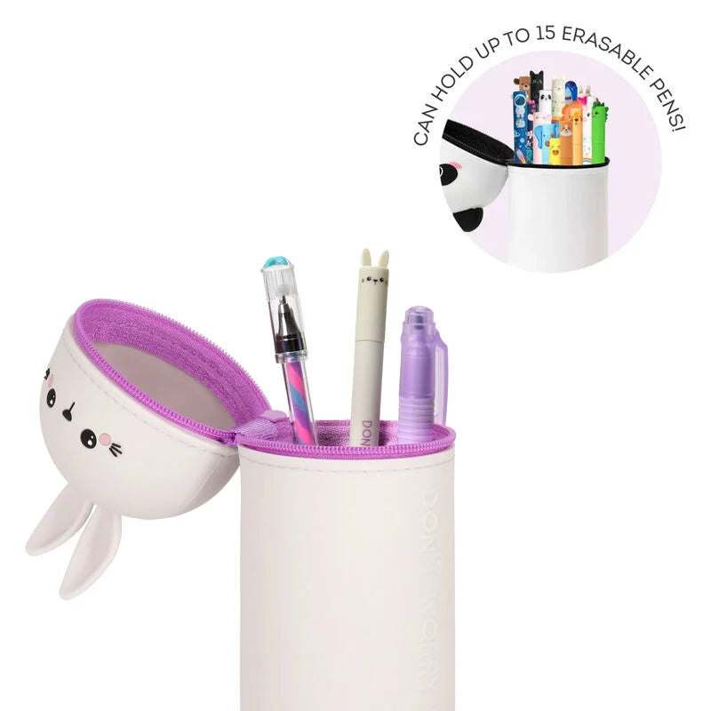 Legami Kawaii 2 in 1 Soft Silicone Pencil Case