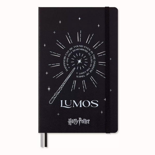 Moleskine Harry Potter Lumos Limited Edition Ruled Hardcover Notebook - Large